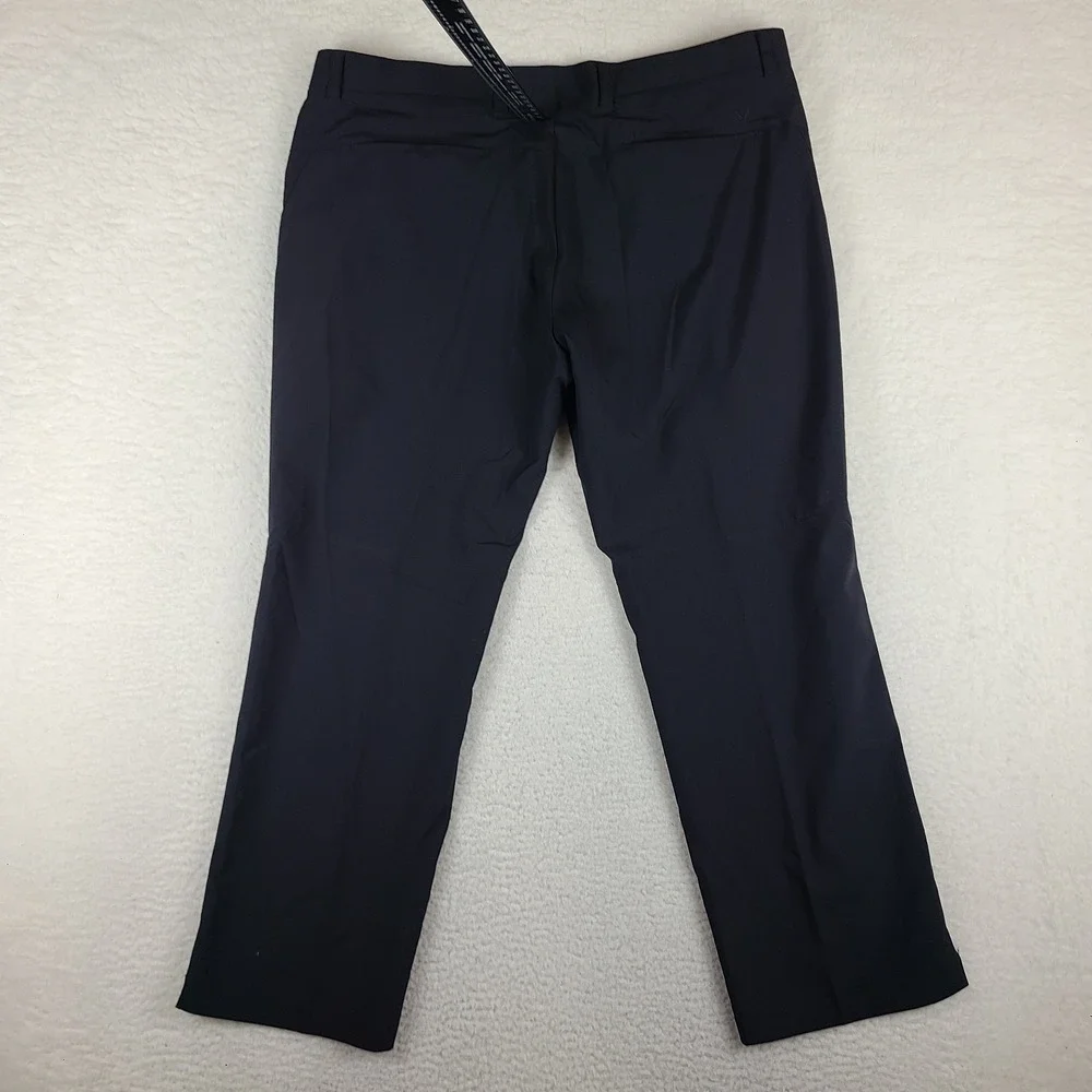 Callaway Pants Mens‎ 40x30 Black Straight Leg Activewear Performance Tech Golf